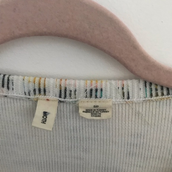 Anthropologie Floral Zip Up Sweater - Picture 4 of 5